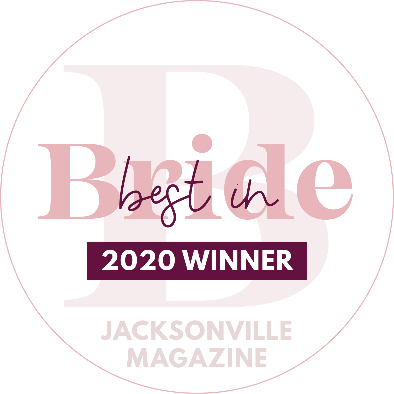 Best in Bride 2020 Winner Jacksonville Magazine