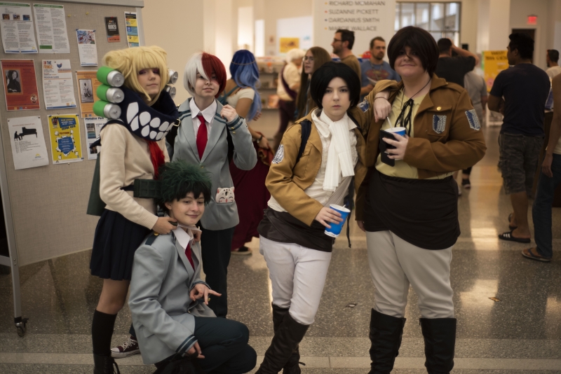 Cosplayers in the Main Library