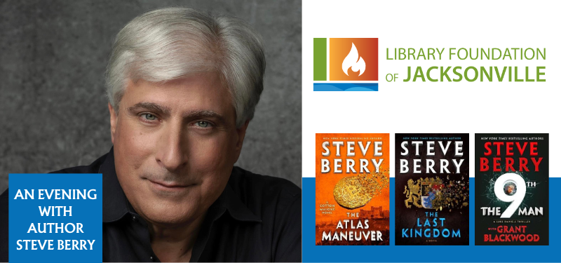 An Evening with Author Steve Berry benefiting JaxKids Book Club from the Library Foundation of Jacksonville