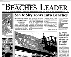 decorative image of the Beaches Leader cover