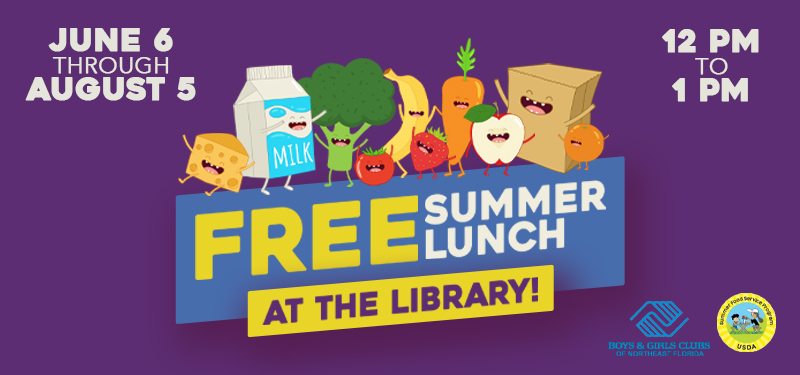 Free Summer Lunch at Jacksonville Public Library