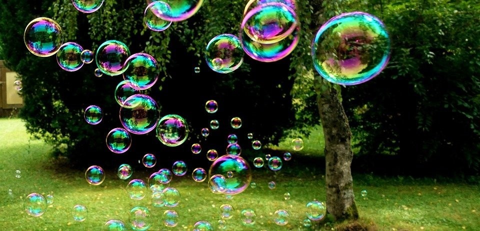 Bubbles outside