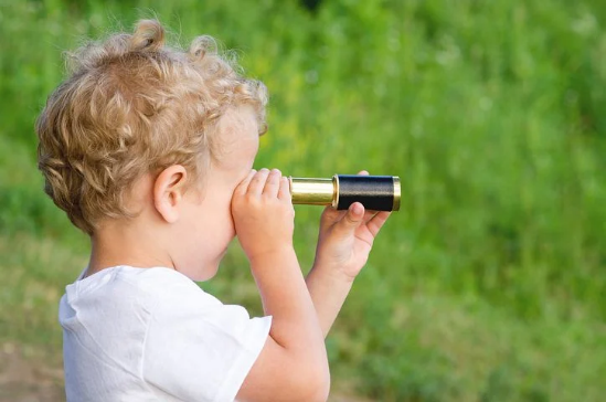 Child with a Spyglass