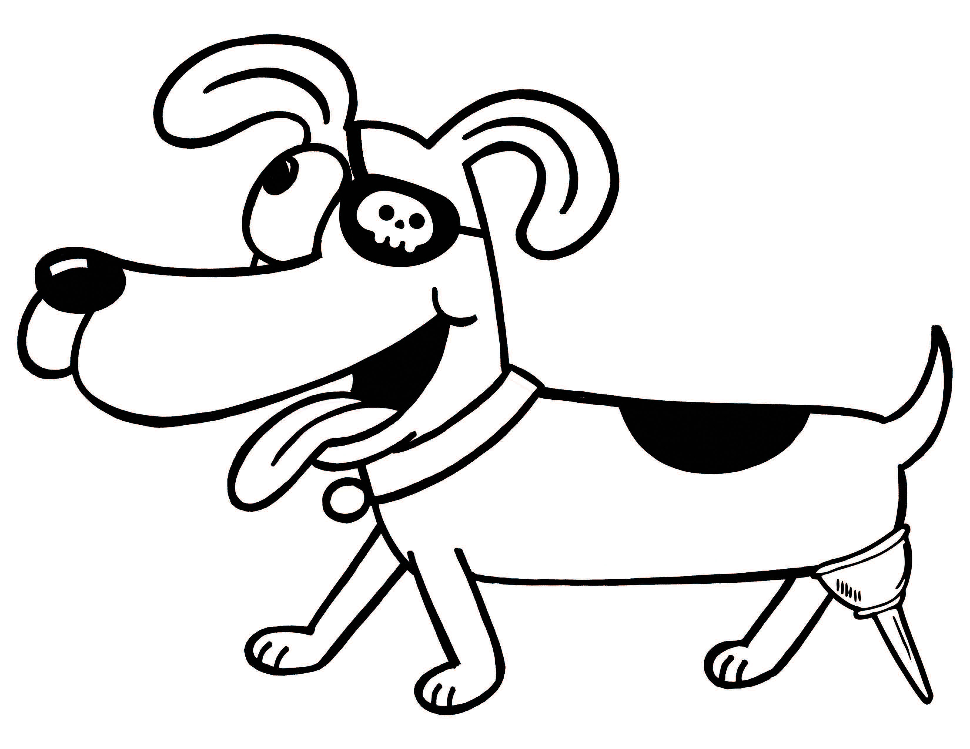 Pirate Pete the dog coloring page for JaxKids Book Club