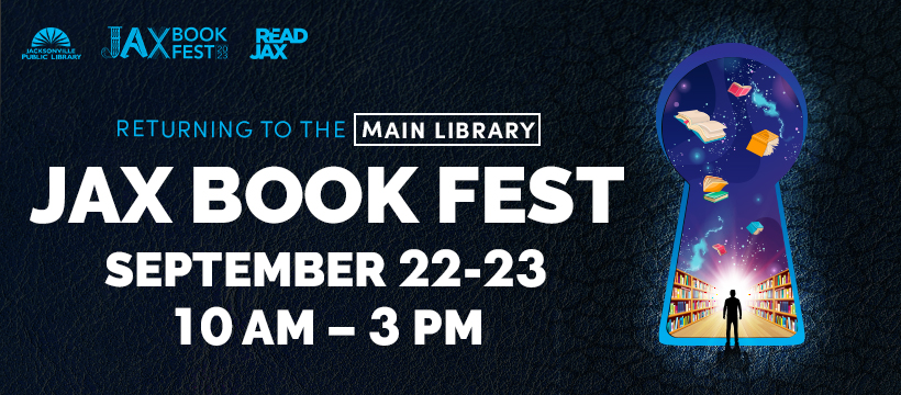 Jax Book Fest 2023 returning to the Main Library September 22-23 10 a.m. - 3 p.m.