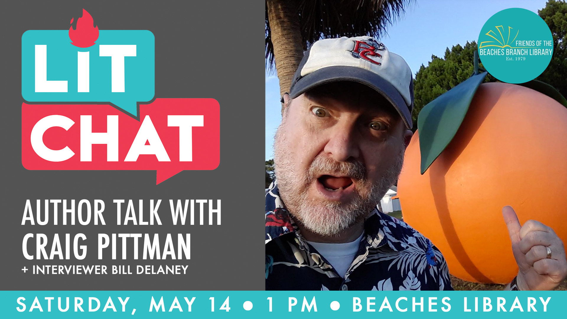 Lit Chat with Craig Pittman at Beaches Branch Library