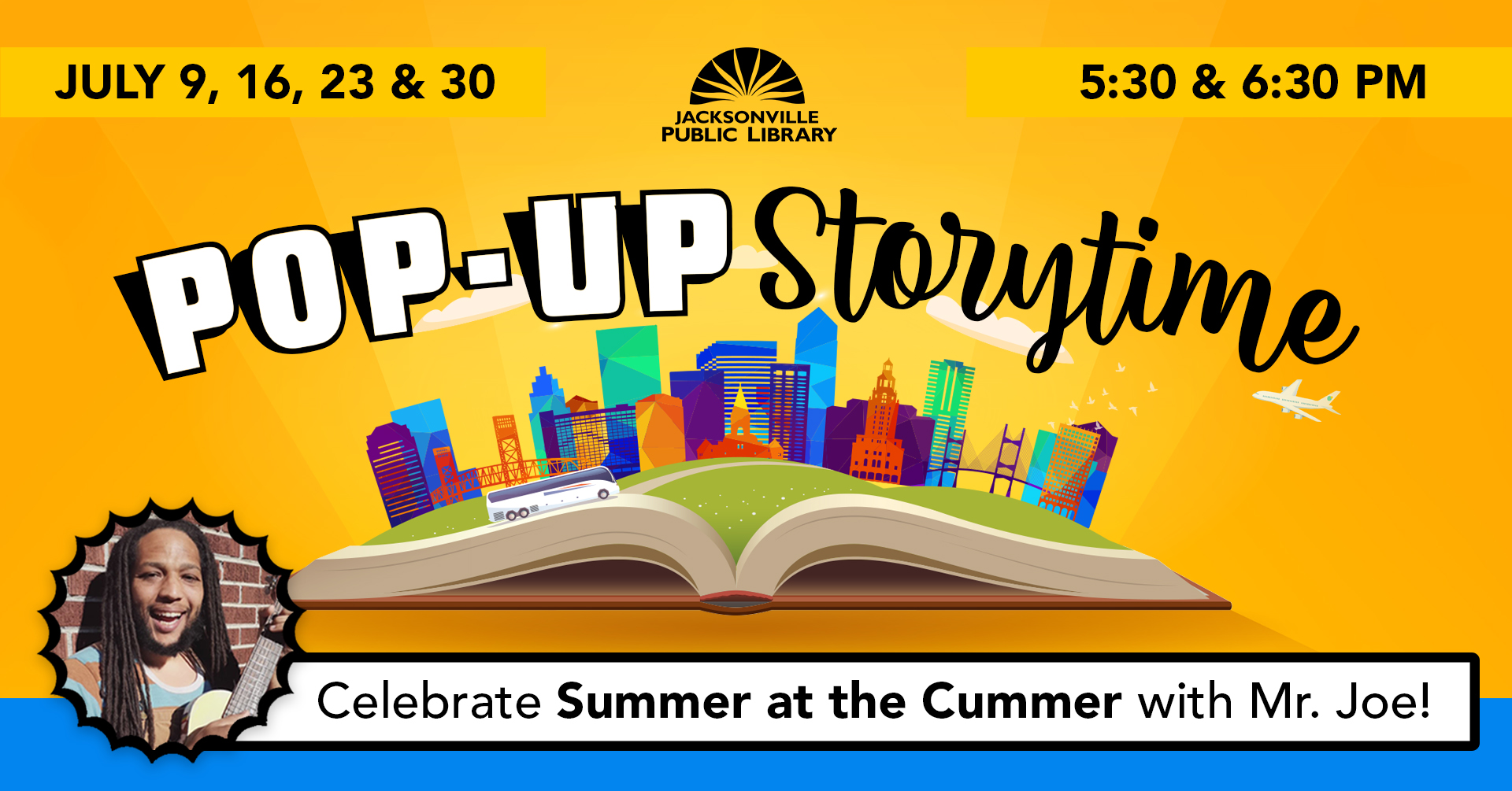 Pop-Up Storytime: Celebrate Summer At The Cummer With Mr. Joe
