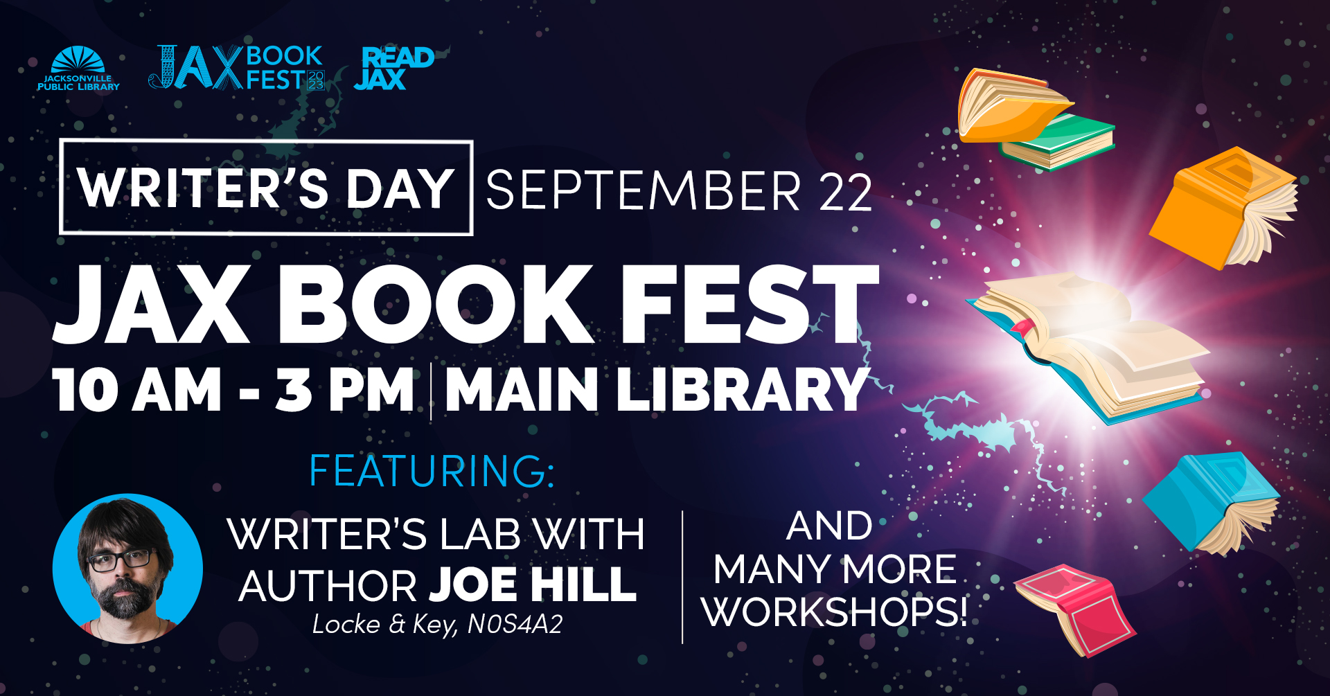 Free Writing and Publishing at Jax Book Fest 2023