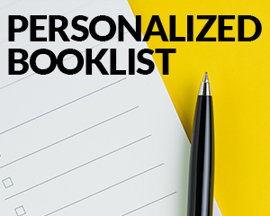 image of a ball point pen and a piece of paper for the personalized booklist
