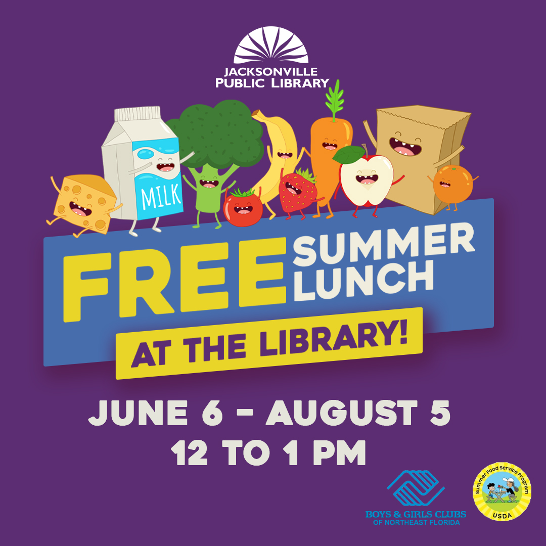JPL Summer Lunch at the Library | June 6 - August 5 | 12 to 1 PM