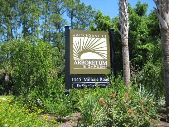Jacksonville Arboretum Sign