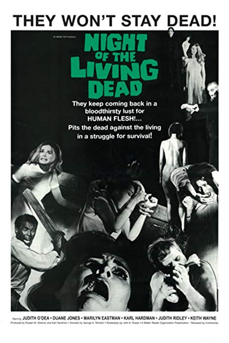 night of the living dead, classic horror film, free horror movies, kanopy