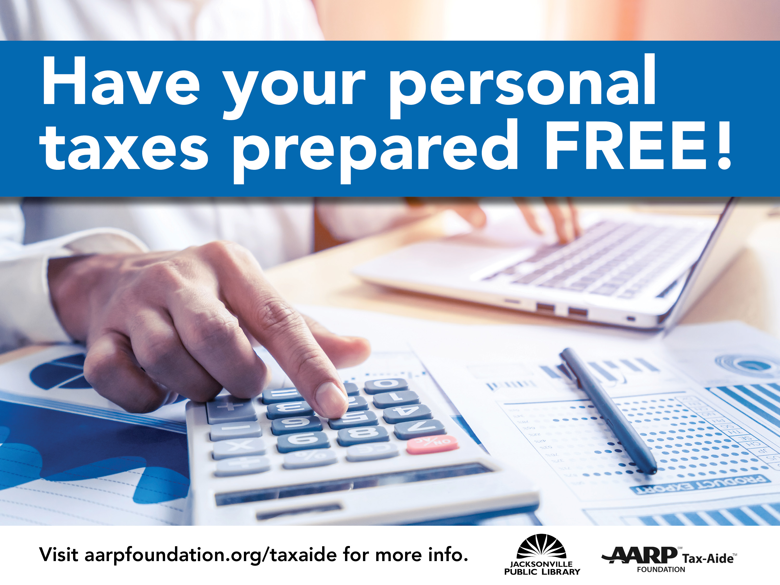 Free Tax Preparation Available With AARP Jacksonville Public Library