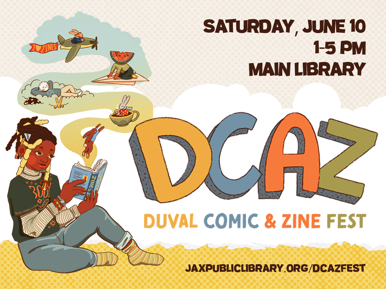Duval Comic and Zine Fest Saturday, June 10 from 1-5 p.m. at the Main Library