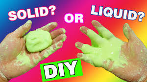Solid? Or Liquid? DIY - Hand with Oobleck
