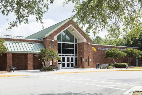 exterior of Southeast Regional Library Jacksonville, Florida