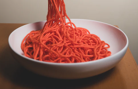 Spaghetti Painting