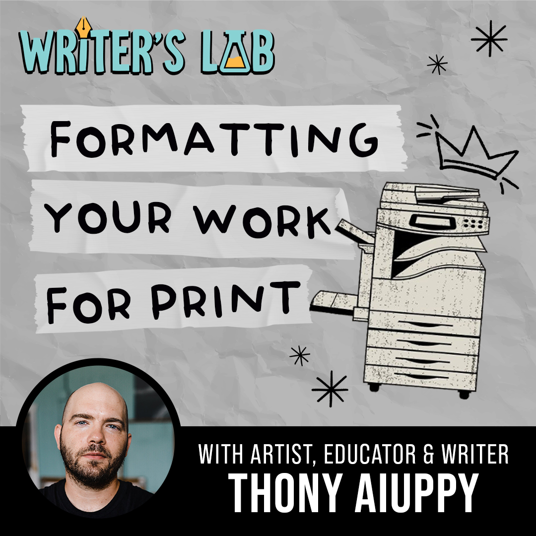 Writer's Lab workshop with Thony Aiuppy