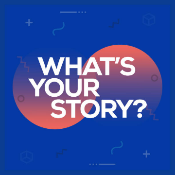 Colorful Graphic Design That Says What's Your Story?