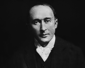 Black and white image of the composer Frederick Delius