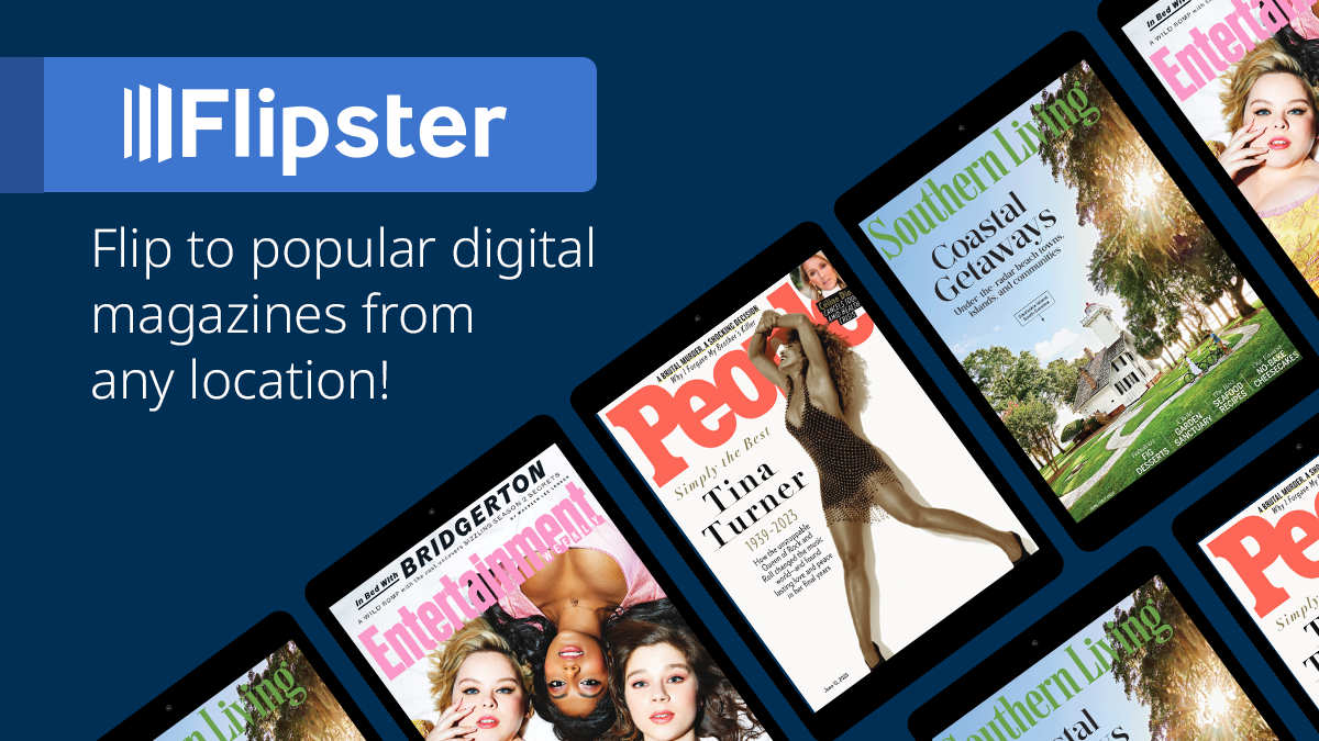 Flipster: Flip to popular digital magazines from any location!