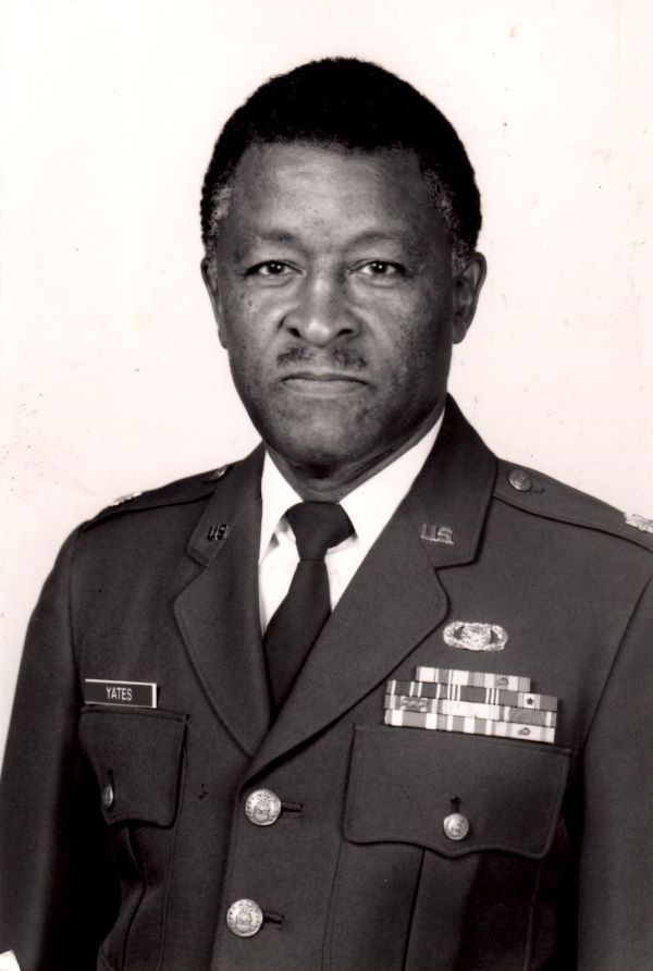 Alton Yates in his Air Force uniform