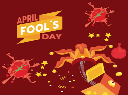 April Fool's Day Graphic Text