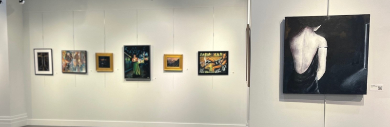 Art pieces in the Main Gallery