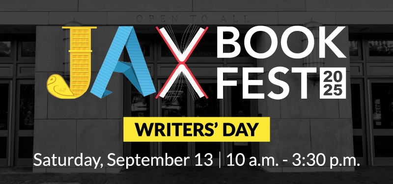 Jax Book Fest Writers Day September 13 from 10 a.m. to 3:30 p.m.