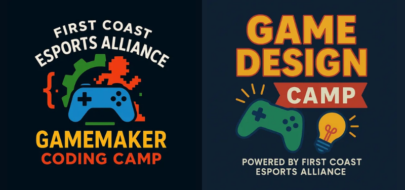 Game Maker Coding Camp and Game Design Camp powered by First Coast Esports Alliance