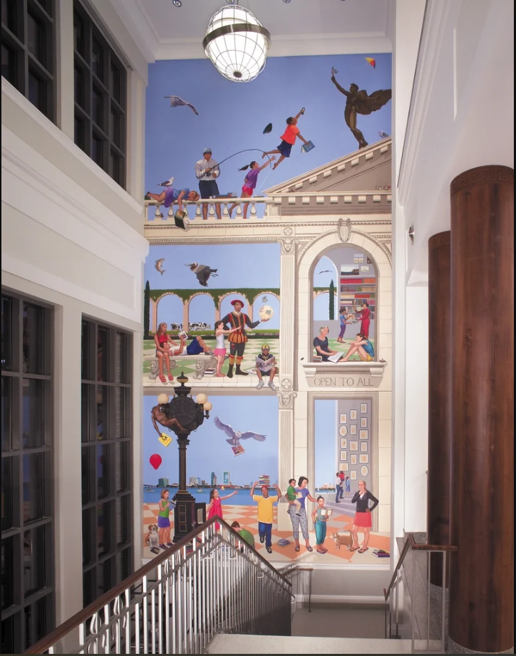 Kathryn Freeman's Allegory of the Library