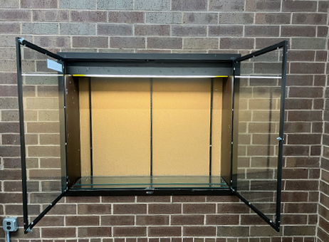 photo of art display case