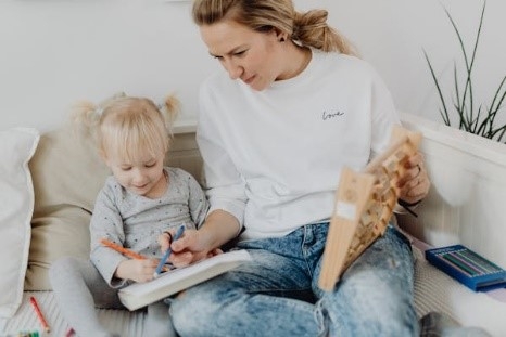 Parent and child reading