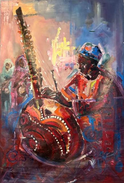 ora Melodies by Lara Boglo-Price. Acrylic painting.