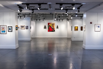 Exhibition space, ground floor, Main library