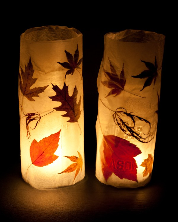Fall Leaf Lanterns
