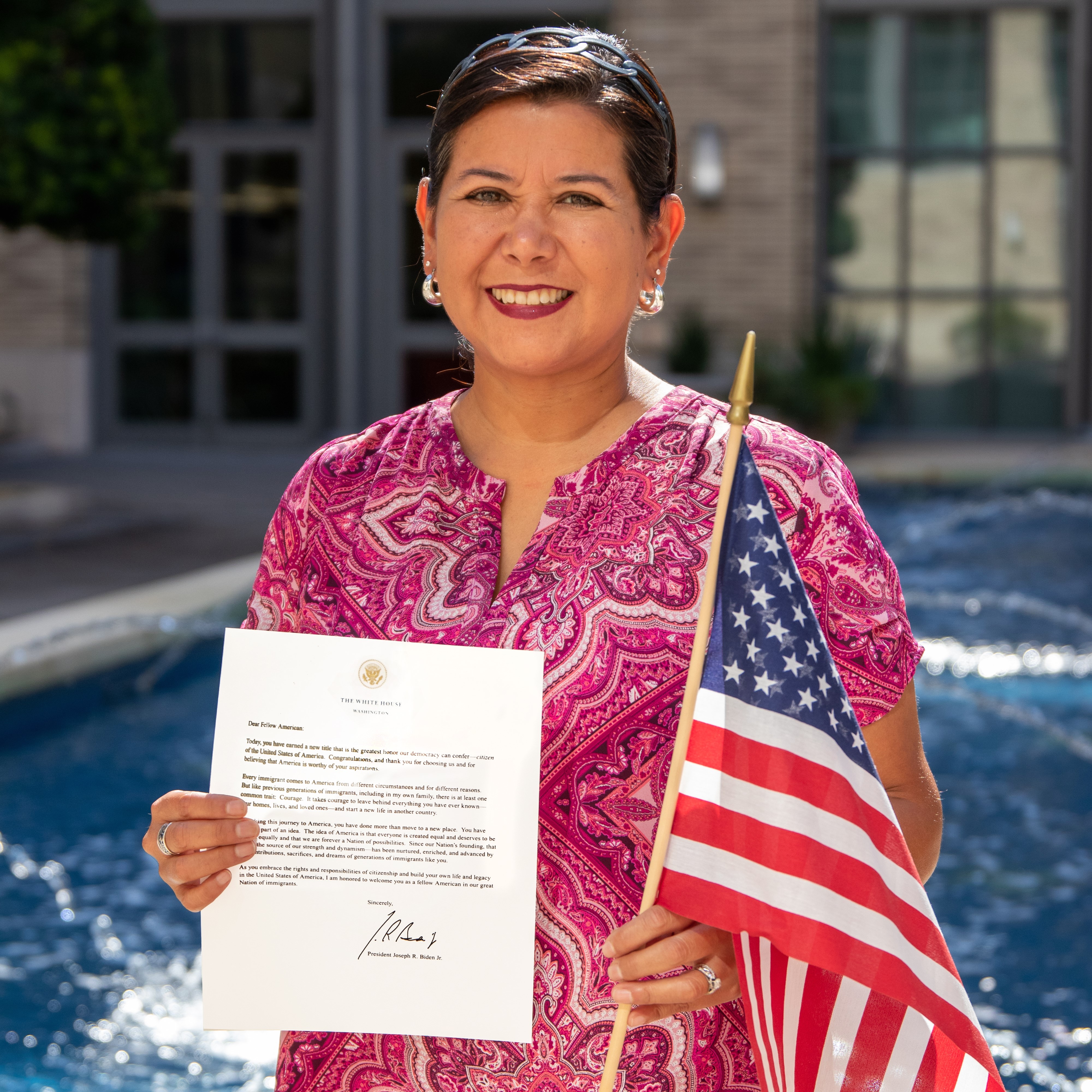 Photo of Milu Benko, a citizenship course student success story