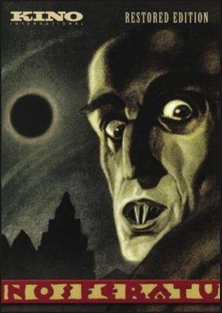 Nosferatu, classic horror films, free horror movies, kanopy