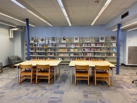 First floor meeting space at Brentwood Library