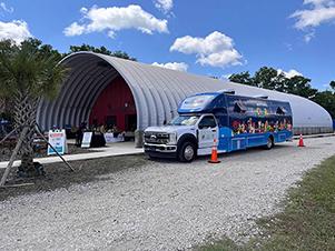 bookmobile at Eartha's Farm