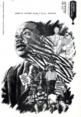 Illustration of Martin Luther King's I Have a Dream Speech