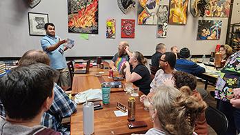 tabletop gaming with the Library
