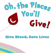 Oh the places you'll Give. Give blood, save lives at several Jacksonville Public Library locations during the holiday season