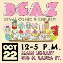 Duval Comic and Zine Fest October 22 from 12-5 p.m. at Main Library