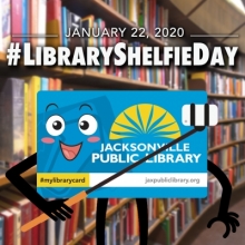 Library Shelfie Day, National Library Shelfie Day, Jacksonville Public Library