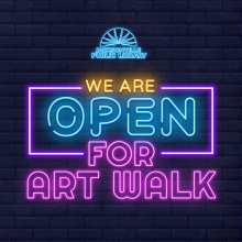 We are open for Art Walk