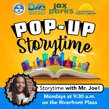 Pop-Up Storytime With Mr. Joe On The Riverfront Plaza