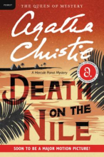 Death on the Nile by Agatha Christie Death on the Nile by Agatha Christie. Cover shows a stylized river scene.