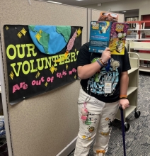 Volunteer Jack at Webb Wesconnett Library