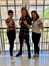 Hurley and Jenna with Lane Pittman